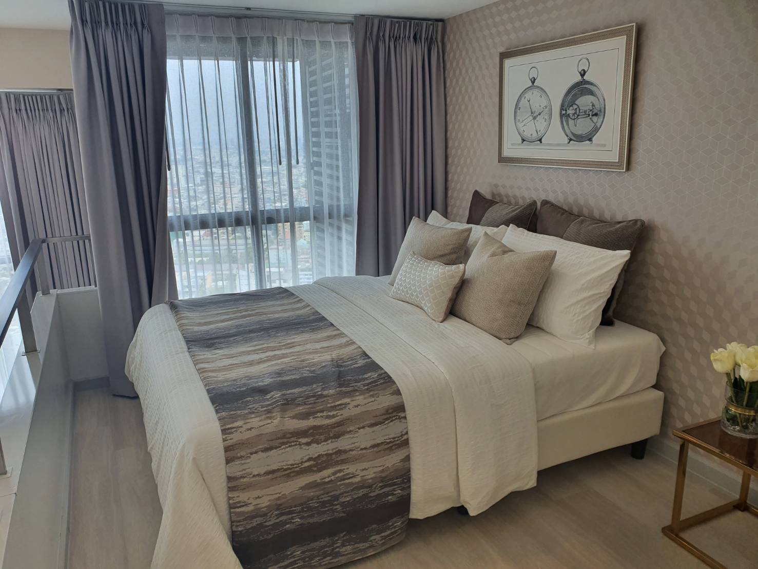 ให้เช่าคอนโดห้องใหม่มือหนึ่ง Knightsbridge Prime Sathorn (ไนท์ บริดจ์ ไพร์ม สาทร) 1 ห้องนอนแบบ Duplex 1 ห้องน้ำ ขนาด 44 ตรม