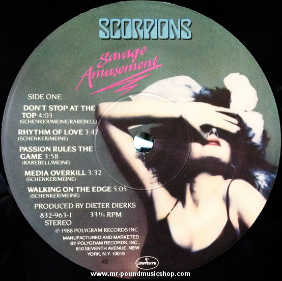 Scorpions - Savage Amusement