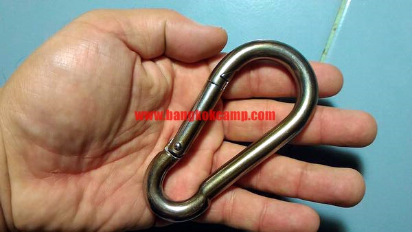 คาราบิเนอร์ Carabiners สแน็ปลิงค์ Snaplink ตะขอเกี่ยว ขนาด10มม. - สแตนเลส ใช้งานได้หลากหลาย ..แข็งแรง ทนทาน