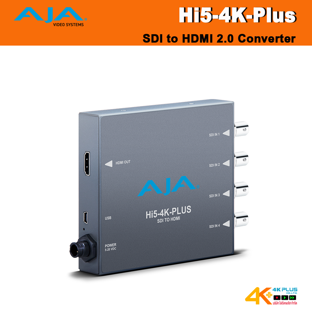 AJA Hi5-4K-Plus SDI to HDMI Converter