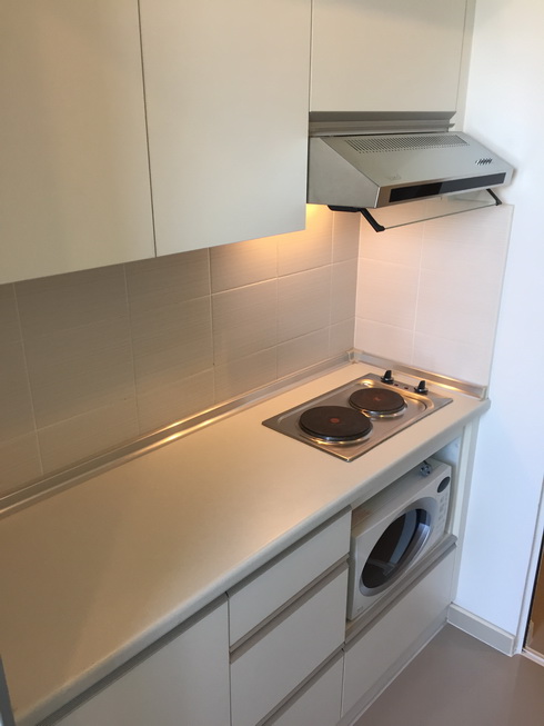 ให้เช่า Lumpini Place Rama 9 - Ratchada ลุมพินี เพลส พระราม 9 แบบ 1 ห้องนอน 1 ห้องน้ำ 1 ห้องครัว ค่าเช่า 18,000 บาท/เดือน