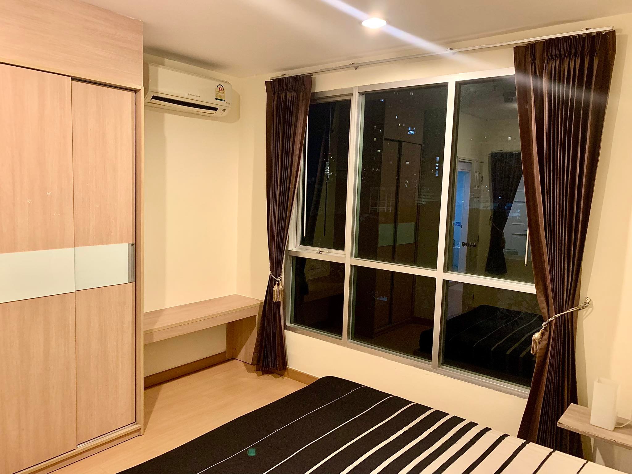 ให้เช่า Life @ Sukhumvit 65 (ไลฟ์ แอท สุขุมวิท 65) 1 ห้องนอน 1 ห้องน้ำ ชั้น 17 ขนาด 32 ตรม เฟอร์นิเจอร์ครบ