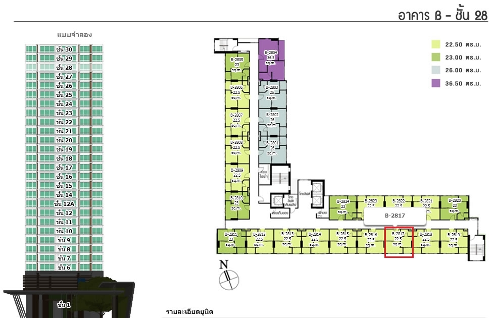 ขายดาวน์ คอนโด ลุมพินี พาร์ค @ รัตนาธิเบศร์ - งามวงศ์วาน เพียง 256,60 บาท ห้องเปล่า ขนาด 22.5 ตร.ม. ตึก B ชั้น 27 ห้อง 17 วิวรถไฟฟ้ามุมสูง ห้องหันไปทิศใต้ ลมเย็นมาก ทำเลดี๊ดี