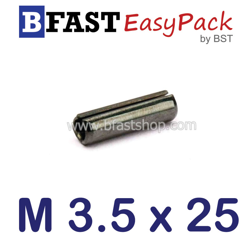 ปิ๊นตะกุด M 3.5 x 25 ( 10 ตัว/ถุง)