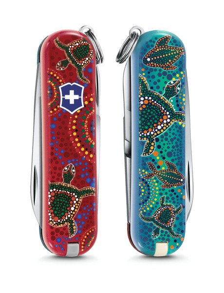 VICTORINOX KNIFE CLASSIC "TURTLES DOWN UNDER" LIMITED EDITION 2017