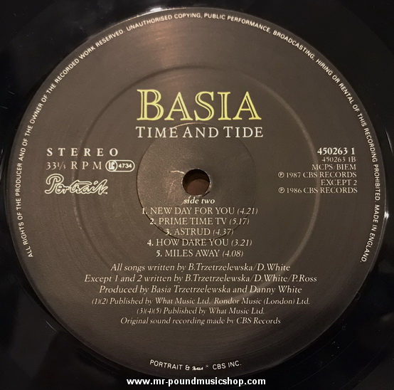 Basia - Time And Tide