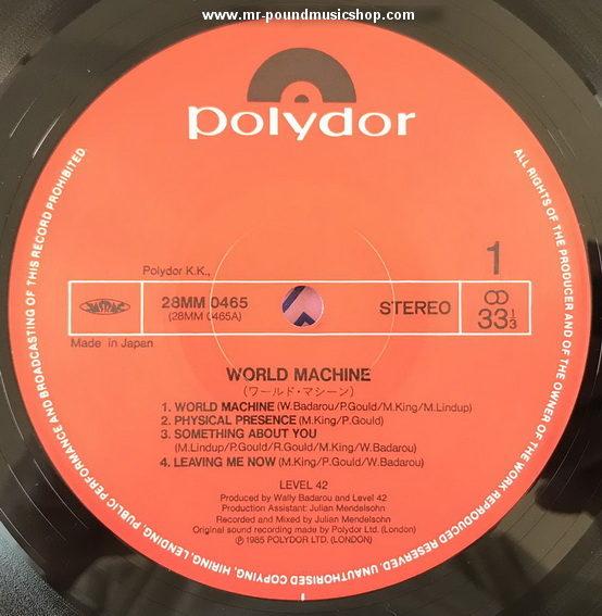 Level 42 - World Machine