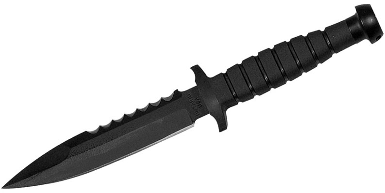 มีดใบตาย Ontario Spec SP15 LSA Fixed 6.25" Blade, Kraton Handle, Original Sheath - 8415