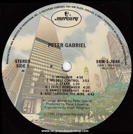 Peter Gabriel - Peter Gabriel 3: Melt