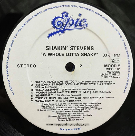 Shakin' Stevens - A Whole Lotta Shaky
