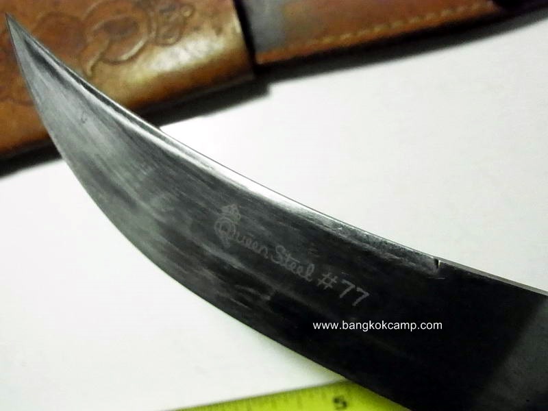มีดพกอังกฤษ Queen Steel #77 Made in ENGLAND เก่าเก็บ (Vintage solingen knife) สภาพสมบูรณ์ หายาก