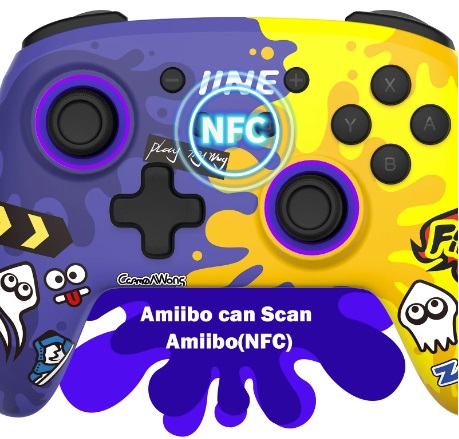 IINE จอยไร้สาย รองรับ NFC Amiibo สําหรับ Nintendo Switch Switch lite Switch OLED