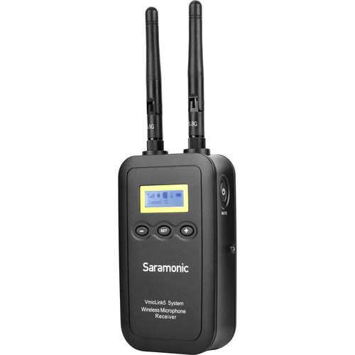 Saramonic VmicLink5 SET3 5.8GHz SHF Wireless Lavalier Microphone System