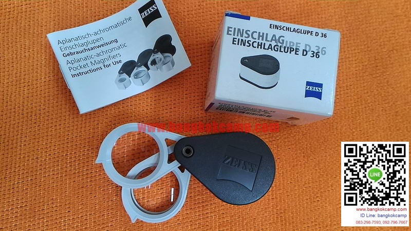 กล้องส่องพระ /เพชร ZEISS D36 (Made in Germany) 2เลนส์ 3x6x9เท่า ....ให ม่ แท้