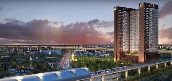 ขายดาวน์ คอนโด พลัมคอนโด รามคำแหงสเตชั่น Plum Condo Ramkhamhaeng Station ห้องสตูดิโอ มีกระจกกั้นห้องเป็น 1 ห้องนอน