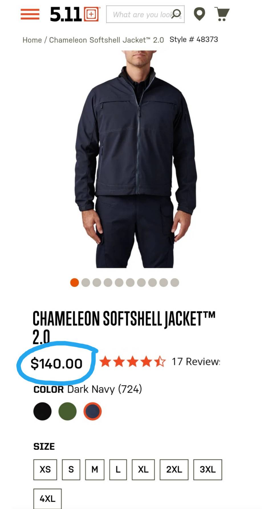 5.11 Chameleon SoftShell 2.0 Jacket