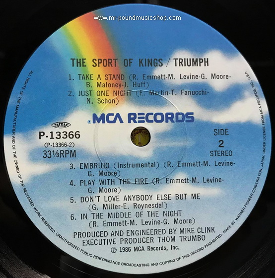 Triumph - The Sport Of Kings