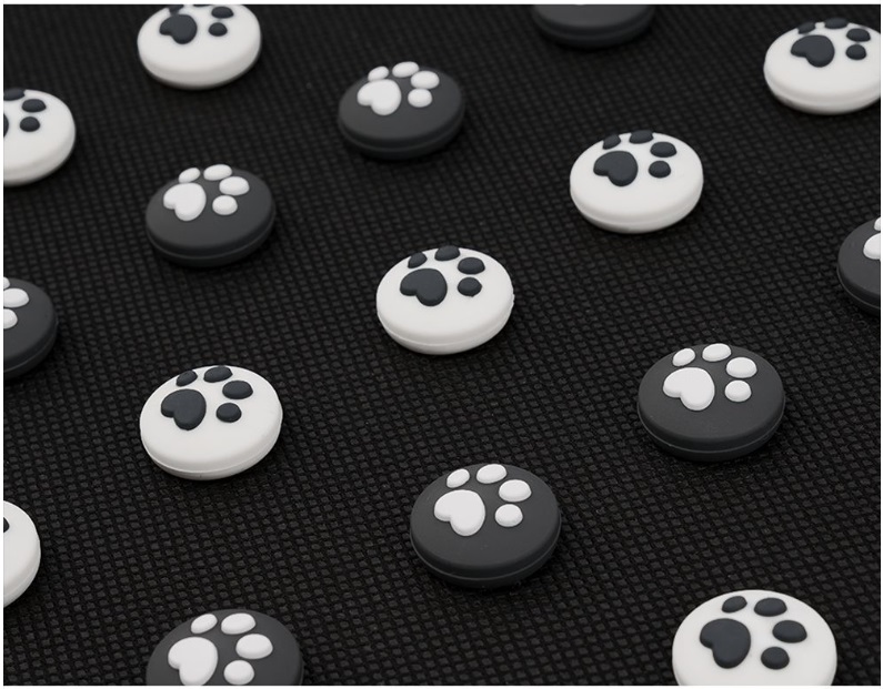 GeekShare ของแท้ ซิลิโคนอนาล็อกเท้าแมว Switch joy-con (กล่อง2คู่)