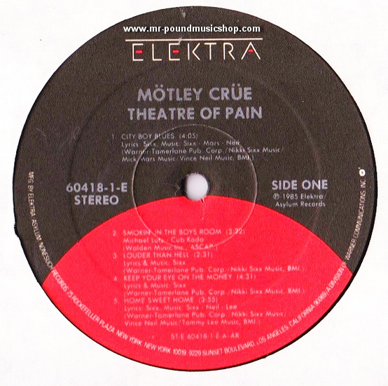 Motley Crue - Theatre Of Pain