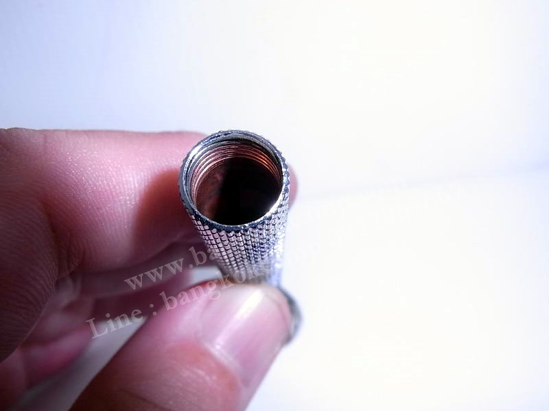 พวงกุญแจ ปากกา(ซ่อนมีด)...งานกลึงทองเหลือง รุ่นเก่า ใหม่เก่าเก็บอย่างดี (สภาพเหมือนใหม่) ...สีเงิน