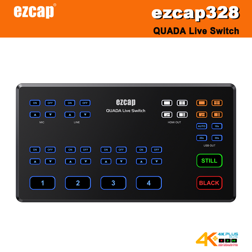 ezcap328 QUADA Live Switch