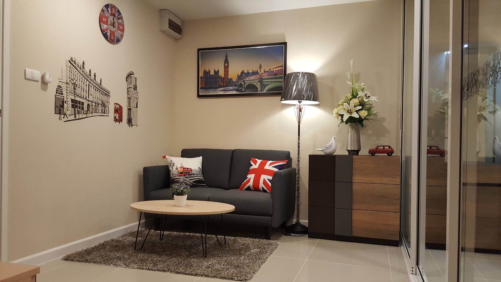 ให้เช่าคอนโด เจ ดับบลิว คอนโด @ ดอนเมือง JW Condo @ Donmuang ขนาดห้อง : 36.5 ตร.ม.