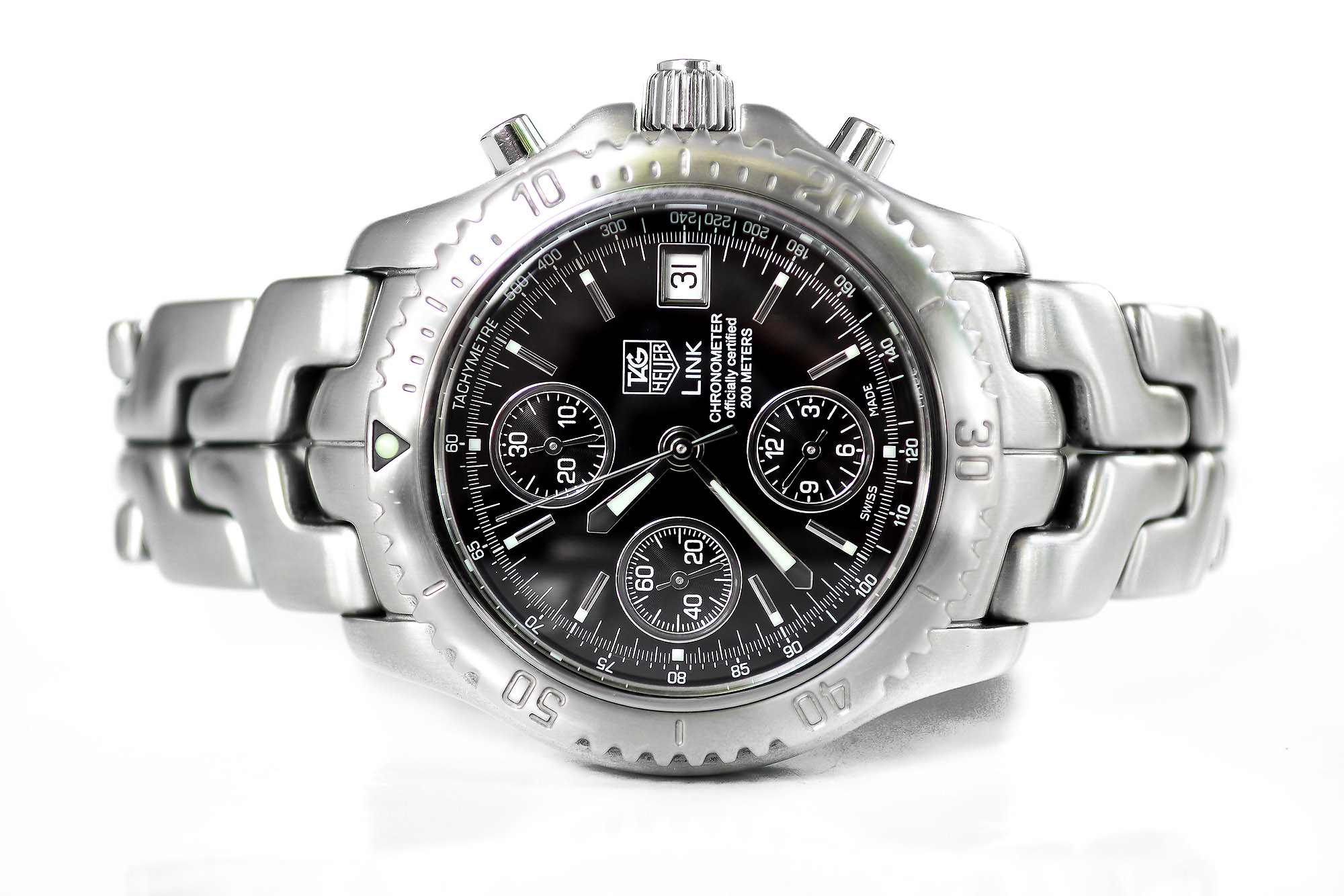 Tag Heuer Link Auto Chronograph หน้าดำ (Sold)