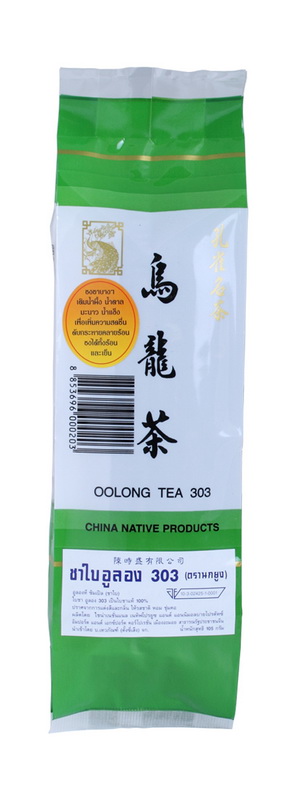 ใบขาอู่หลง 303 ตรานกยูง 1 ซอง