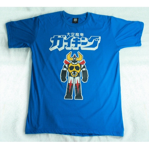 T-Shirt เสื้อยืดกันดั้ม ซุปเปอร์โรบ็อท ไกคิง Super Robot Gaiking สุดเท่ห์ สีฟ้า จากร้าน GUNZU !!โปรโมชั่น