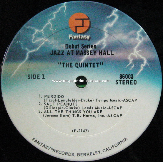 The Quintet - Jazz At Massey Hall