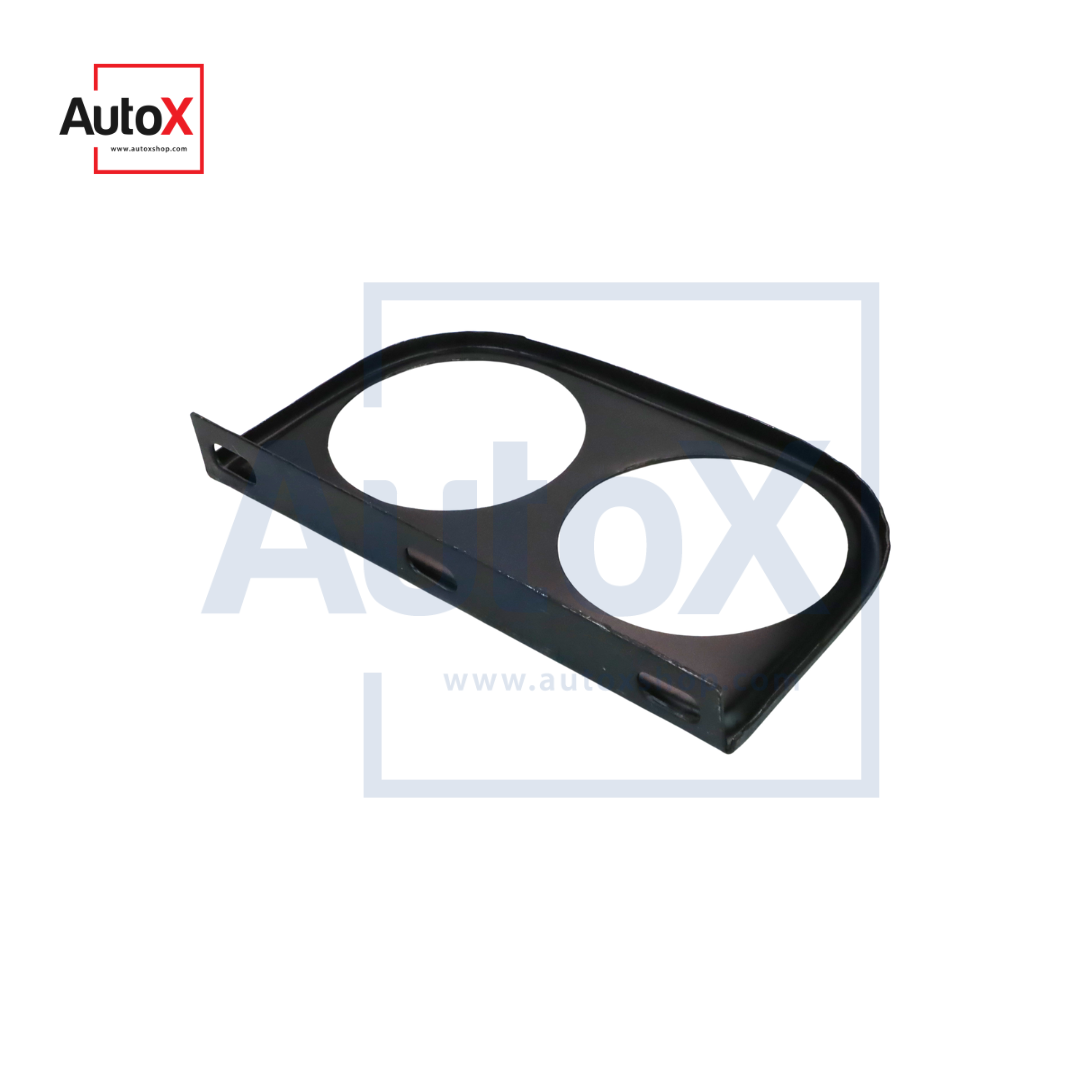 ขาตั้งเกจ ขายึดเกจ มิเตอร์ แบบ2ช่อง 2นิ้ว/52มิล เหล็กสีดำ