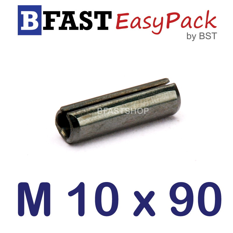 ปิ๊นตะกุด M 10 x 90 ( 1 ตัว/ถุง )