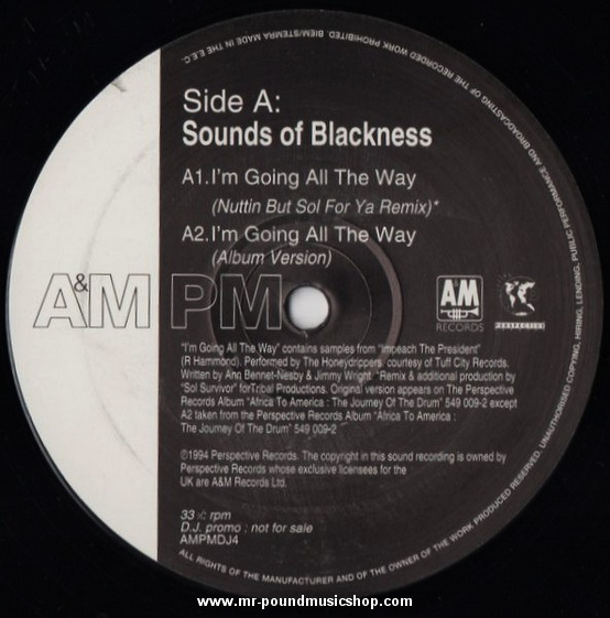 Sounds of Blackness - I'm Going All The Way / Everything Is Gonna Be Alright