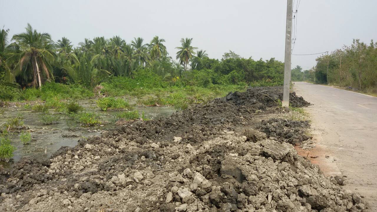 ขายที่ดินเปล่าปากทางเข้า มหาชัย พื้นที่ 80 ไร่ ขายไร่ละ 4.0 ล้าน ติดถนนพระราม ๒