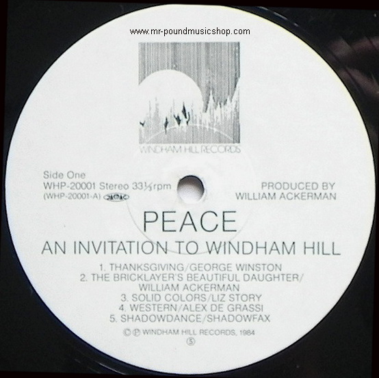 Various Artists - Peace - An Invitation To Windham Hill