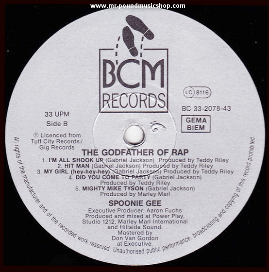Spoonie Gee - The Godfather Of Rap