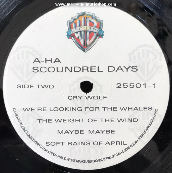 a-ha - Scoundrel Days