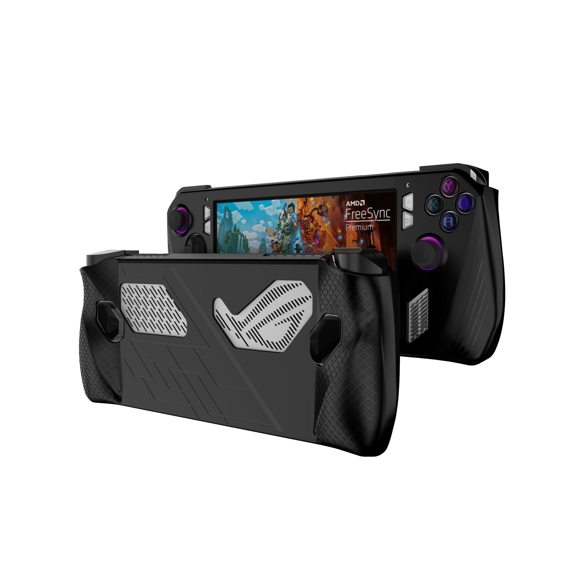 ROG Ally RA001 เคสซิลิโคนกันกระแทก ดำ/ขาว