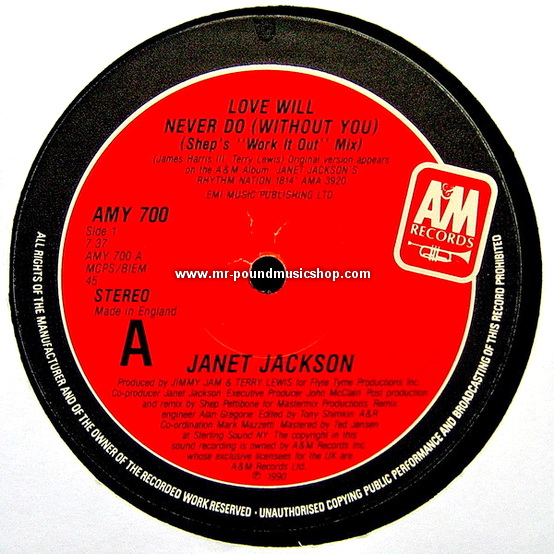 Janet Jackson - Love Will Never Do (Without You)