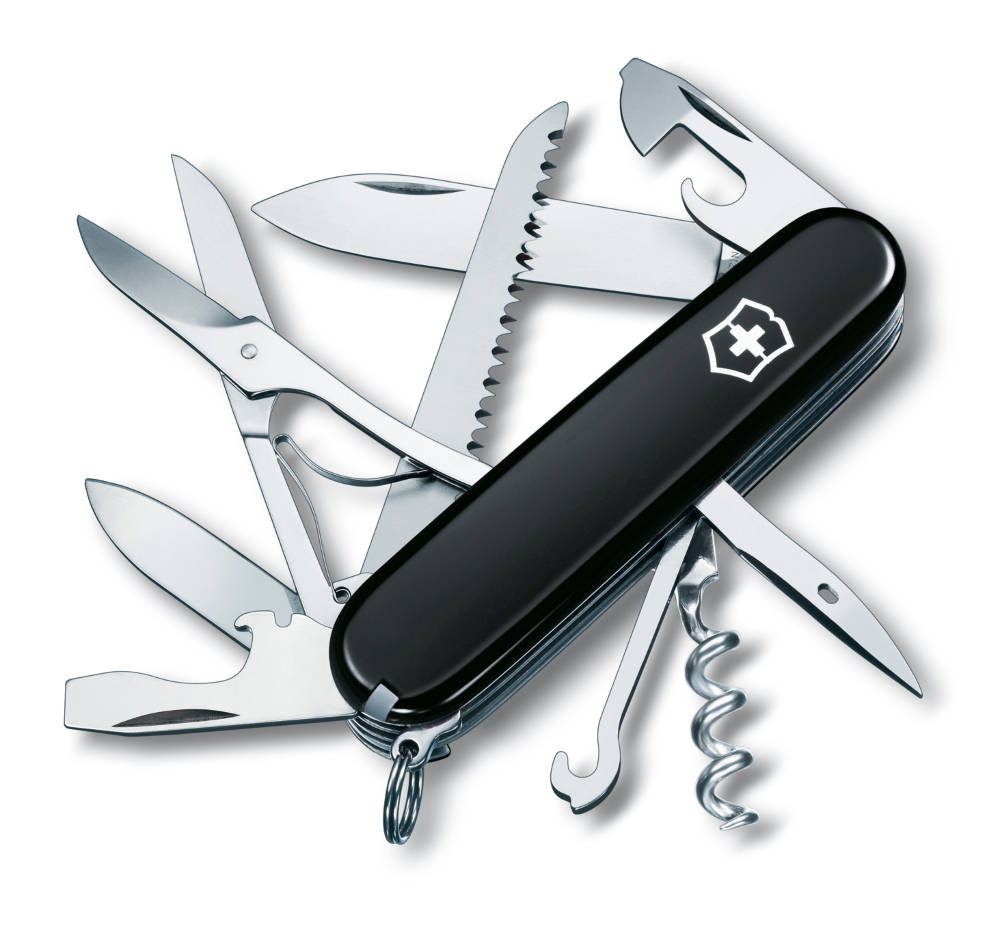 มีดพับอเนกประสงค์ Victorinox รุ่น HUNTSMAN Black (สีดำ) (1.3713.3)