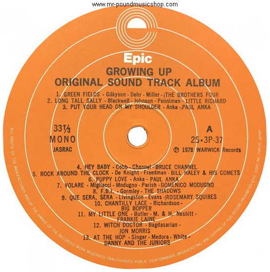 Various Artists - Growing Up Original Soundtrack Album