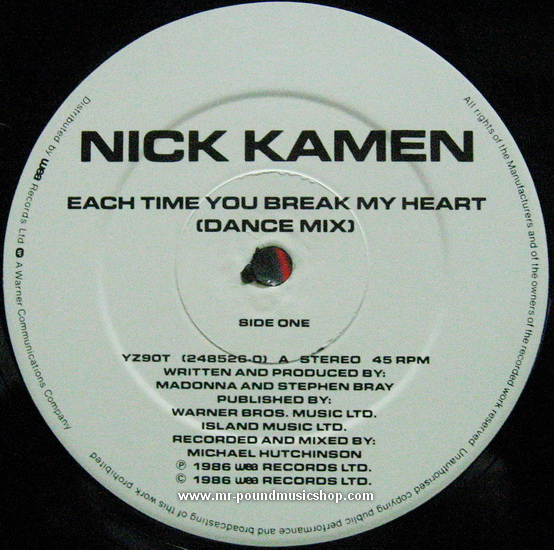 Nick Kamen - Each Time You Break My Heart