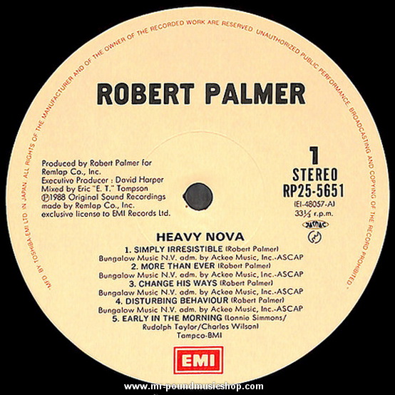Robert Palmer - Heavy Nova
