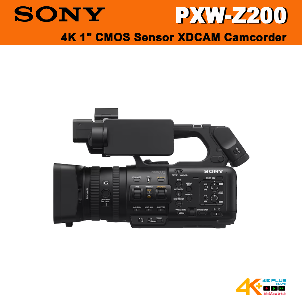 Sony PXW-Z200 4K 1" CMOS Sensor XDCAM Camcorder ประกันศูนย์ไทย