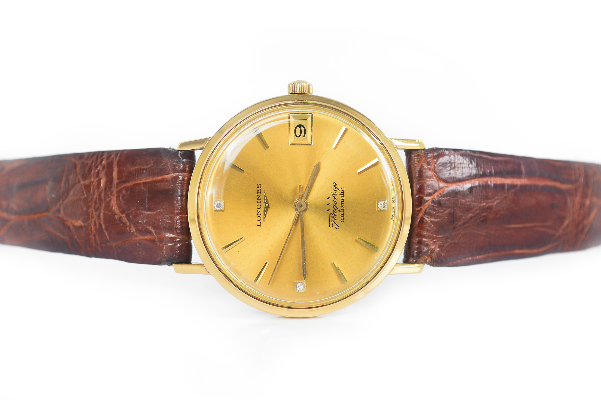 Longines Flagship Date Automatic Diamond 18K