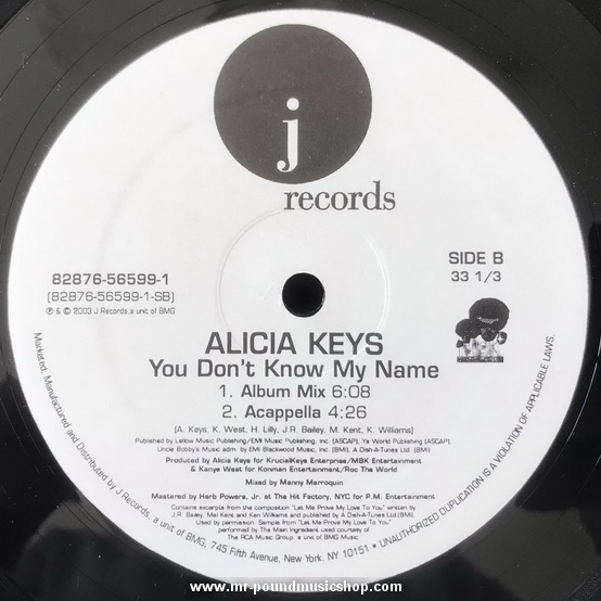 Alicia Keys - You Don't Know My Name