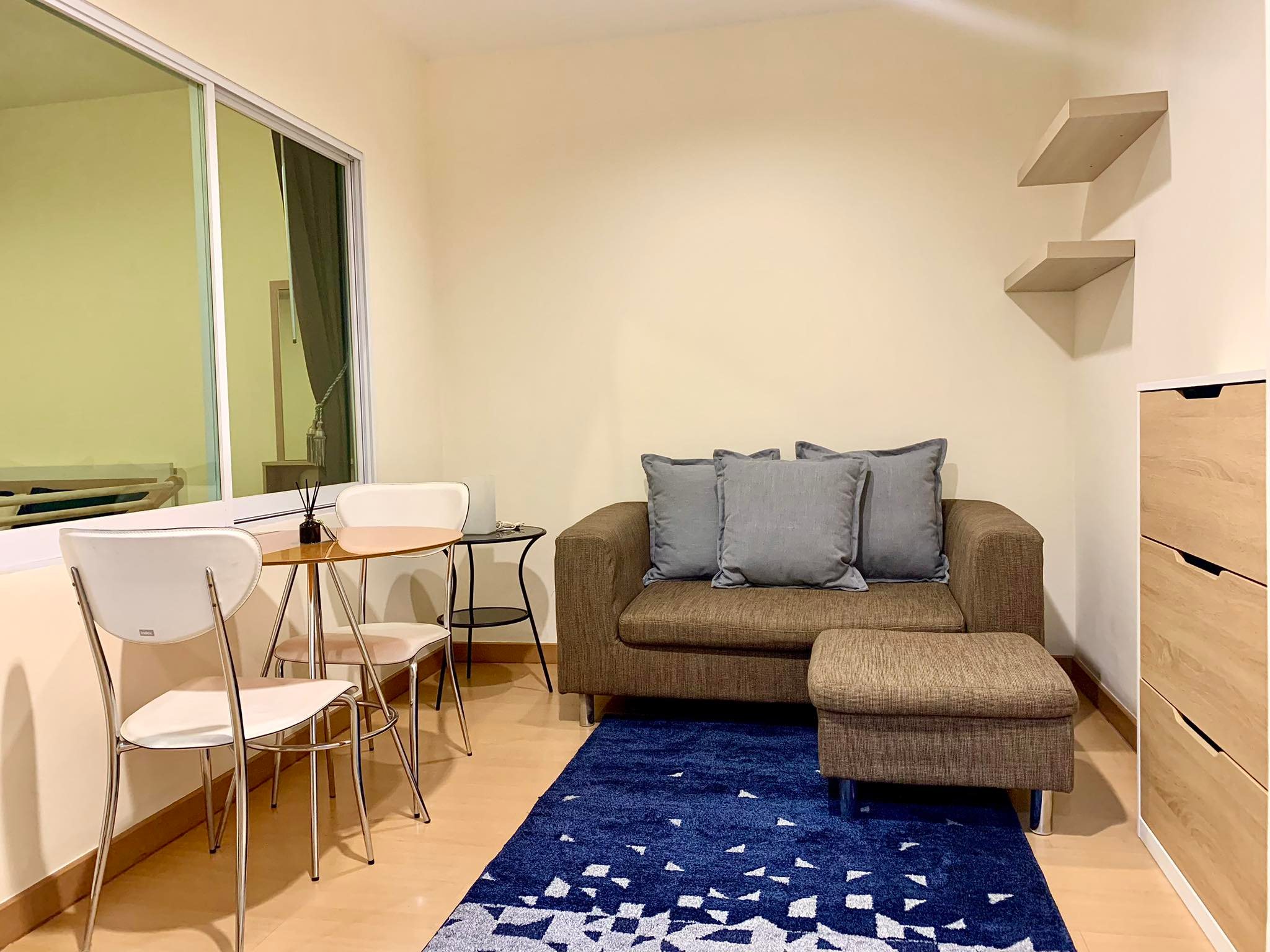 ให้เช่า Life @ Sukhumvit 65 (ไลฟ์ แอท สุขุมวิท 65) 1 ห้องนอน 1 ห้องน้ำ ชั้น 17 ขนาด 32 ตรม เฟอร์นิเจอร์ครบ