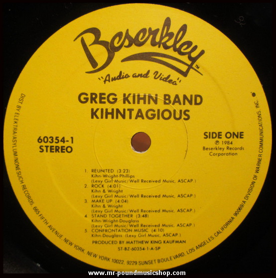 Greg Kihn Band - Kihntagious