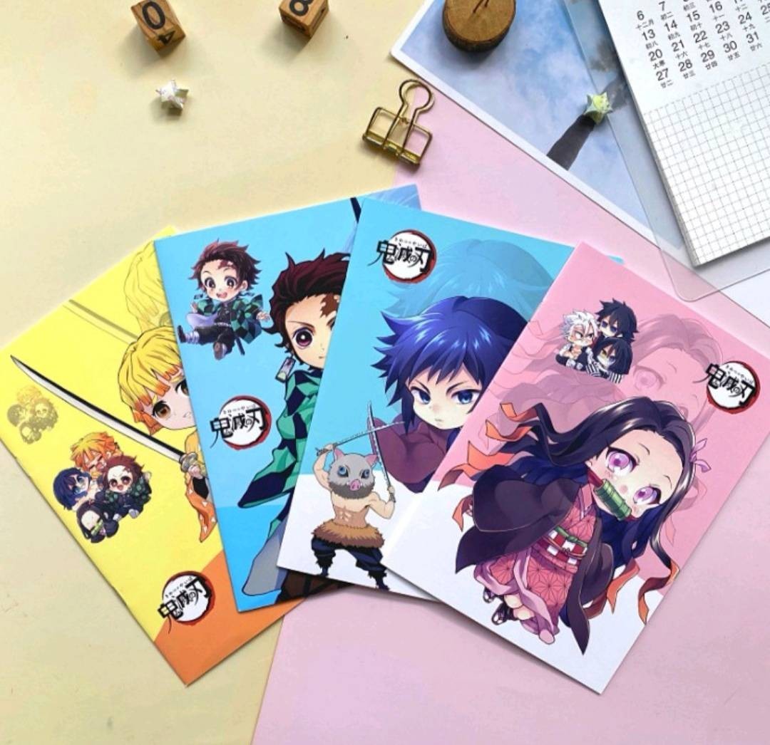 สมุดโน๊ตลายดาบพิฆาตอสูร สมุดนักเรียนปกอ่อน NOTE BOOK สมุดจด พกพาสะดวก
