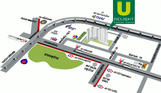 ขาย คอนโด ยู ดีไลท์ @ จตุจักร สเตชั่น 1 ห้องนอน 1 ห้องน้ำ ตึก A ชั้น 8 , 32 ตร.ม. วิวสระว่ายน้ำ เฟอร์นิเจอร์ครบ